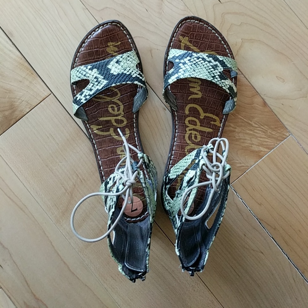 Sam edelman snake skin sandals
